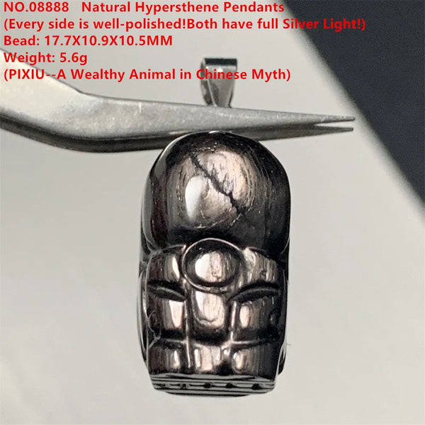 Black Hypersthene Pendant-ToShay.org