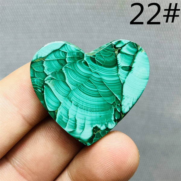 Green Malachite Hearts-ToShay.org