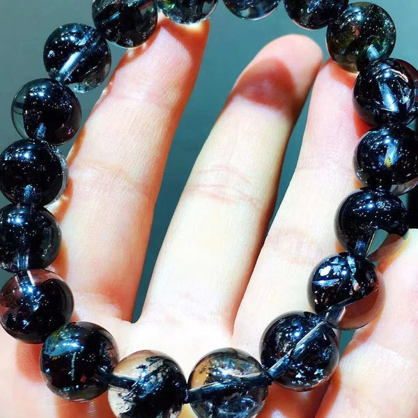 Black Rutilated Quartz Bracelet-ToShay.org