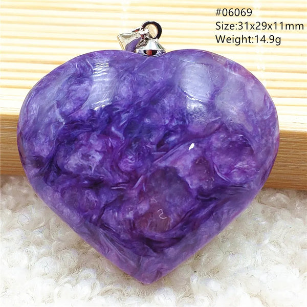 Purple Charoite Pendant-ToShay.org