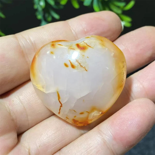 Orange Carnelian Heart-ToShay.org