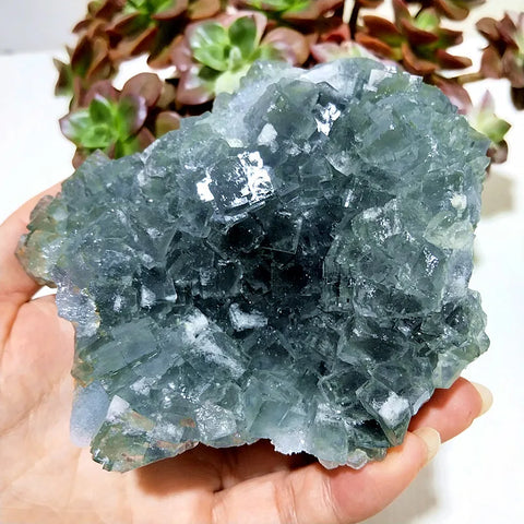 Blue Fluorite Crystal-ToShay.org