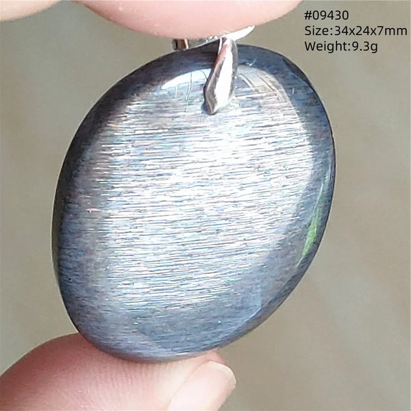Black Moonstone Sunstone Pendant-ToShay.org