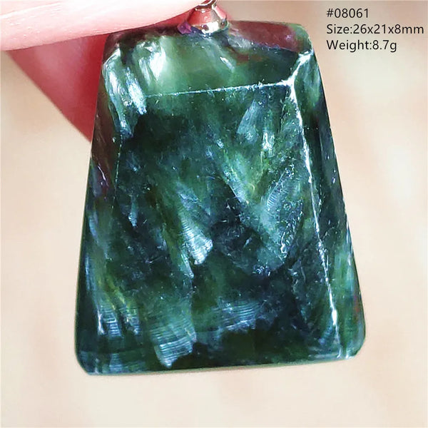 Green Seraphinite Pendant-ToShay.org