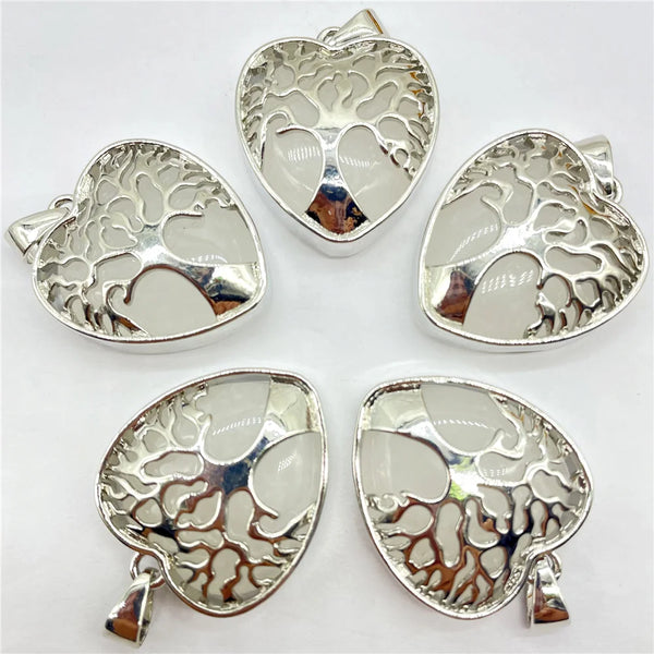 Mixed Crystal Quartz Tree Pendants-ToShay.org