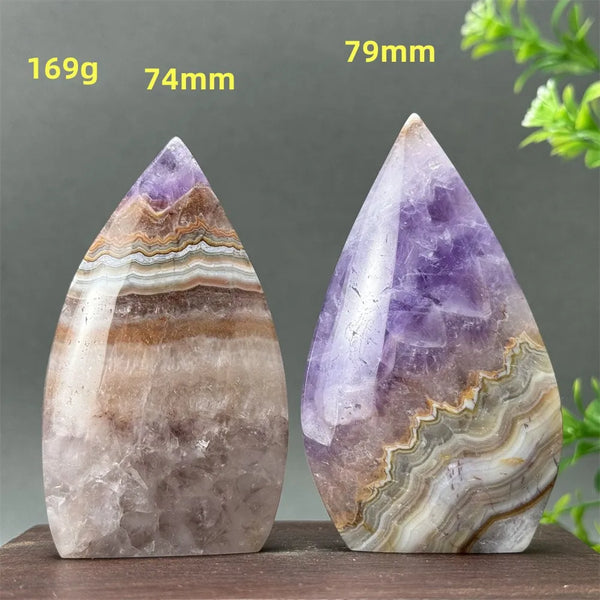 Purple Amethyst Agate Torch-ToShay.org