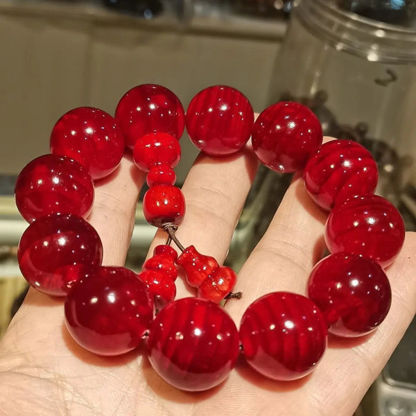 Red Amber Bracelets-ToShay.org