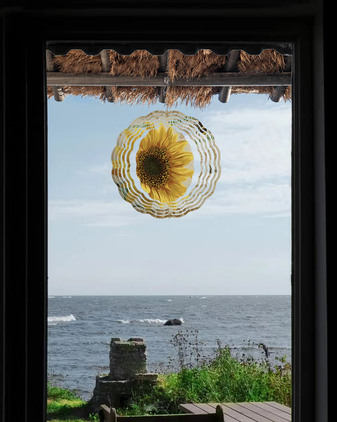 Sunflower Wind Spinner-ToShay.org