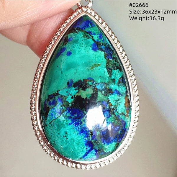 Blue Azurite Pendant-ToShay.org