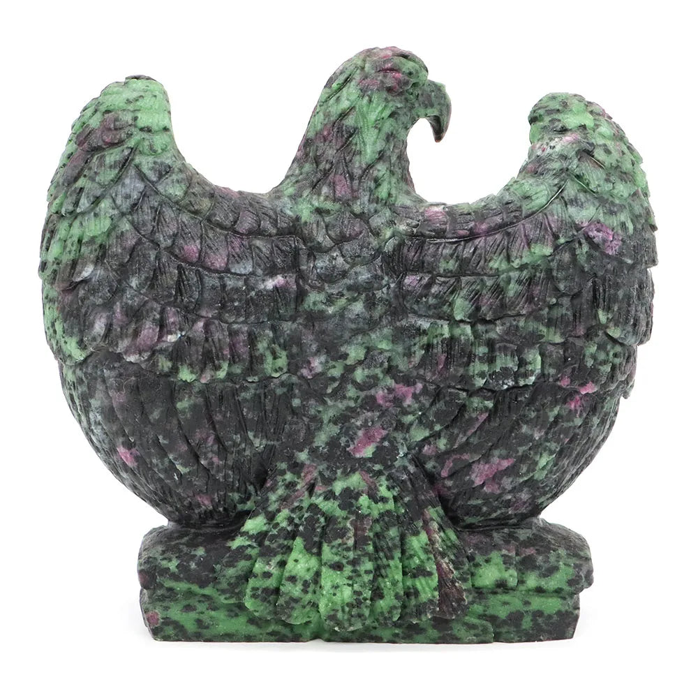 Green Ruby Zoisite Eagle-ToShay.org