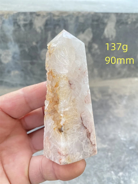 Pink Amethyst Cherry Blossom Agate-ToShay.org