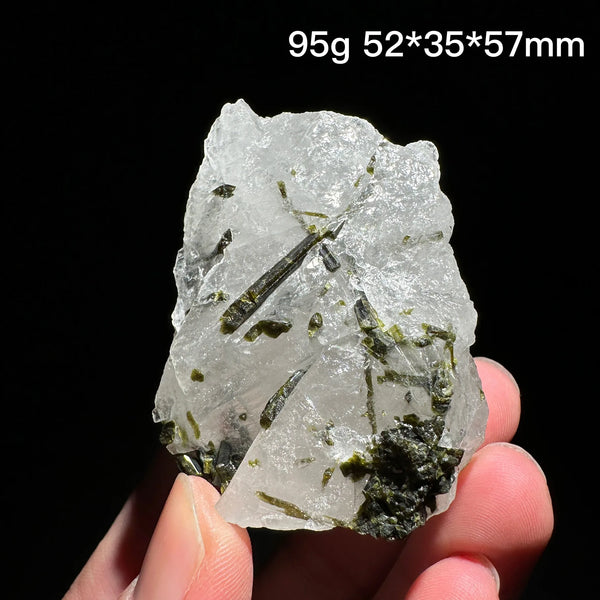 Green Tourmaline Crystal Quartz-ToShay.org