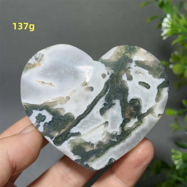 Green Moss Agate Heart-ToShay.org