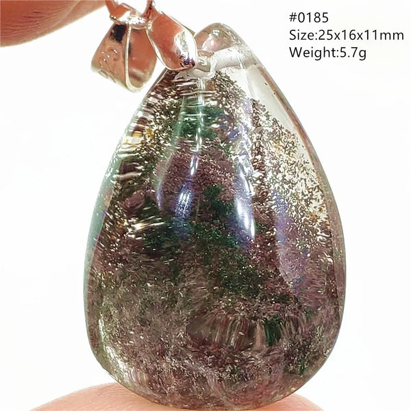 Green Phantom Quartz Pendant-ToShay.org