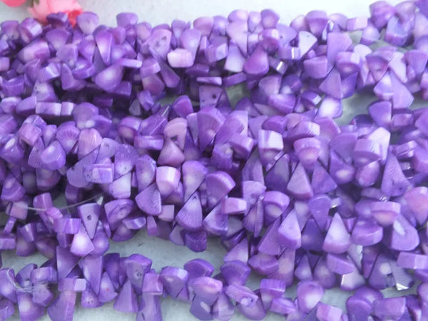 Purple Violet Coral Beads-ToShay.org