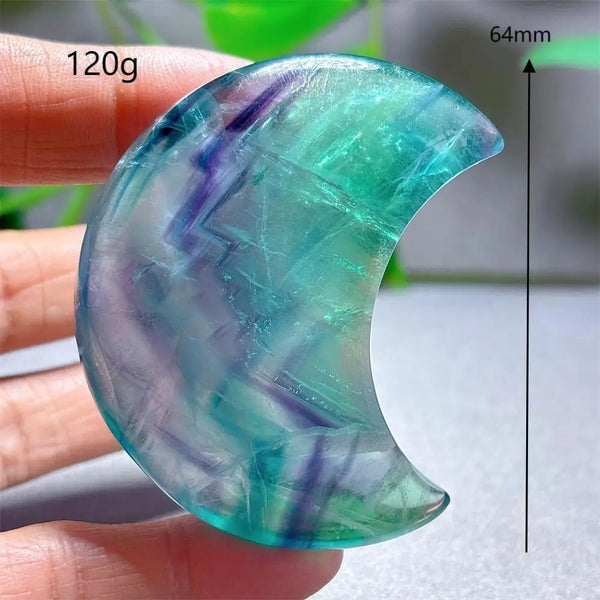 Rainbow Fluorite Moon-ToShay.org