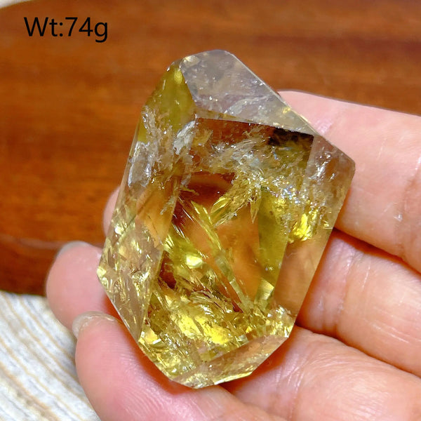 Yellow Smokey Citrine Crystal-ToShay.org
