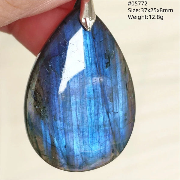 Blue Purple Labradorite Pendant-ToShay.org