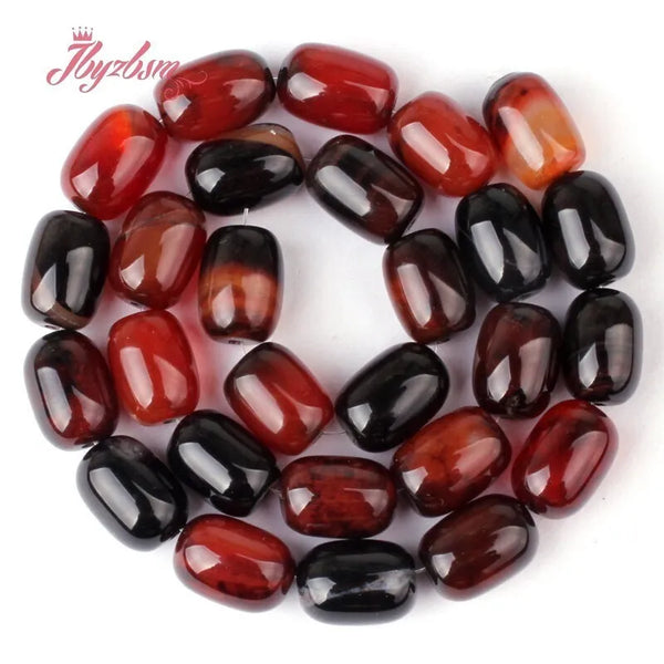 Red Agate Column Beads-ToShay.org