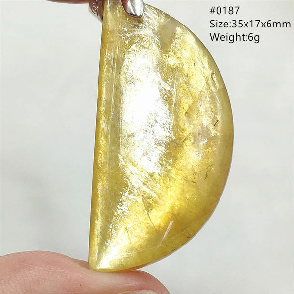 Gold Lepidolite Flash Pendant-ToShay.org