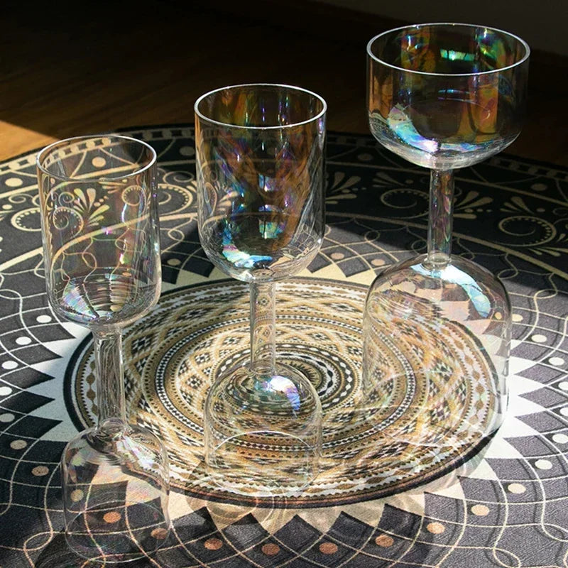 Transparent Crystal Singing Bowl Hand-held Yoga Meditation Singing Bowls Double Headed Sound Healing Percussion Instruments-ToShay.org