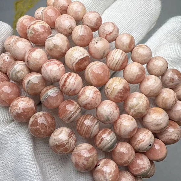Pink Rhodochrosite Bracelet-ToShay.org