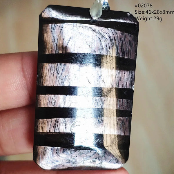 Black Hypersthene Pendant-ToShay.org