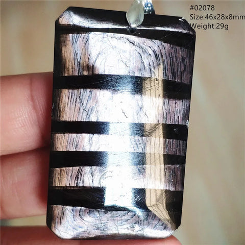 Black Hypersthene Pendant-ToShay.org