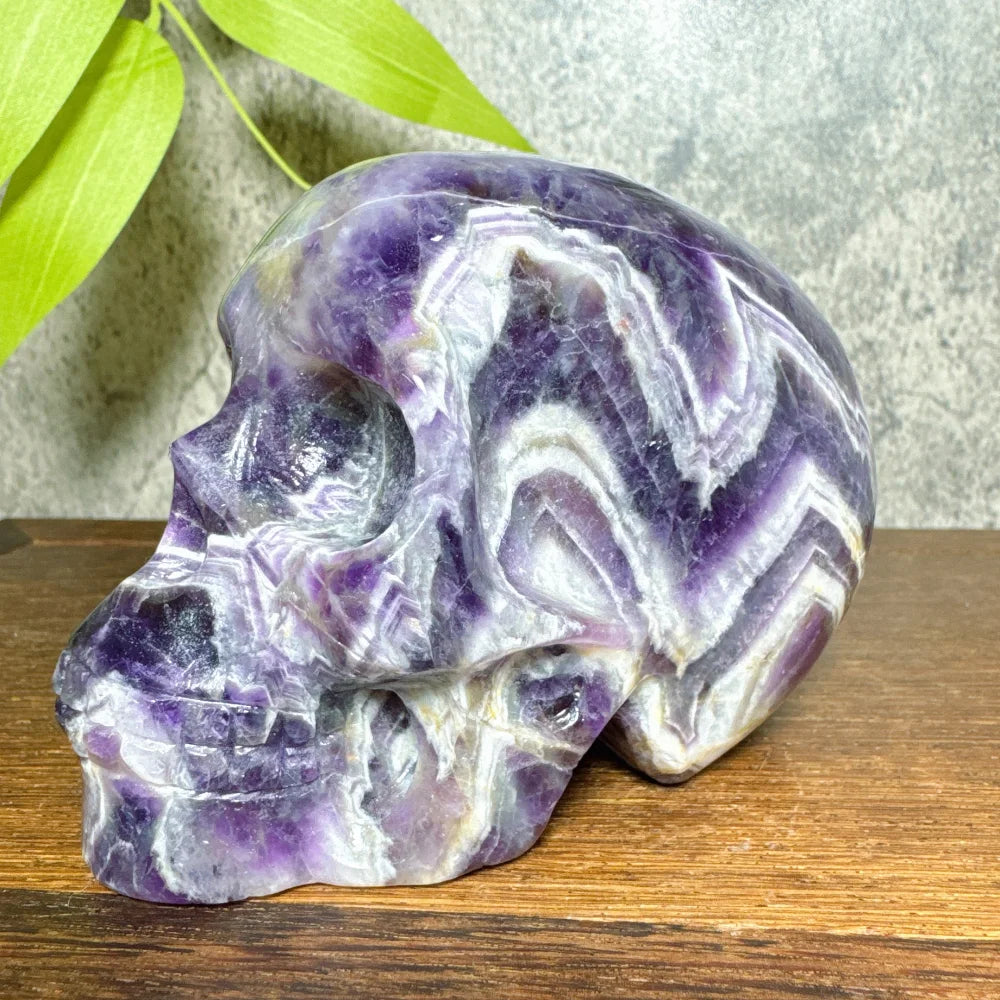Purple Dream Amethyst Skull-ToShay.org