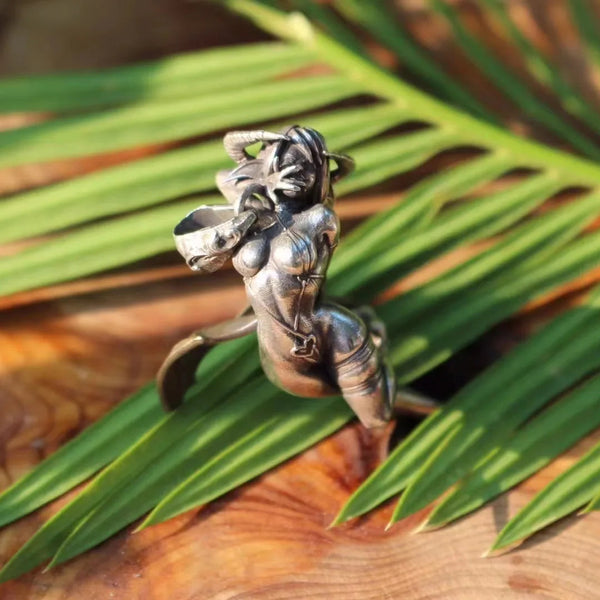 Silver Demon Pendant-ToShay.org