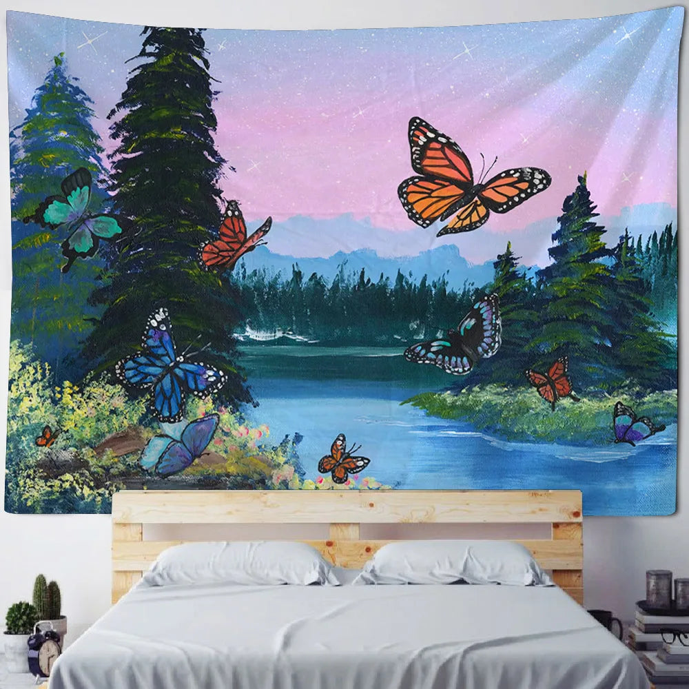 Butterfly Art Tapestry-ToShay.org