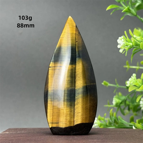 Blue Tiger Eye Stone Torch-ToShay.org
