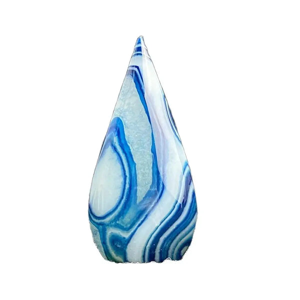 Blue Agate Torch-ToShay.org