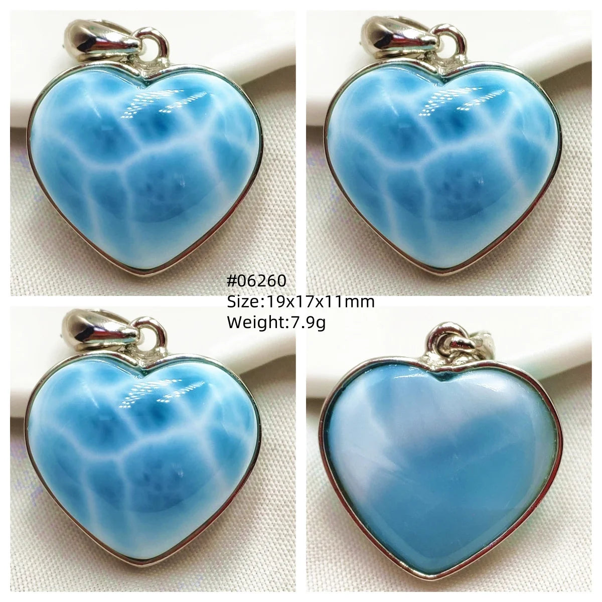 Blue Larimar Pendant-ToShay.org