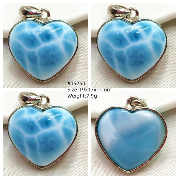 Blue Larimar Pendant-ToShay.org
