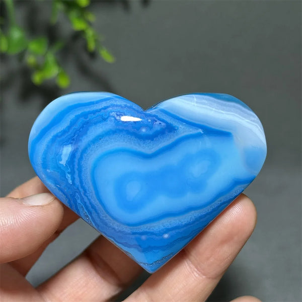 Blue Agate Heart-ToShay.org