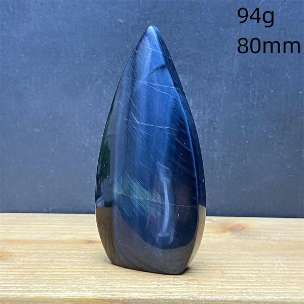 Blue Tiger Eye Stone Flame-ToShay.org