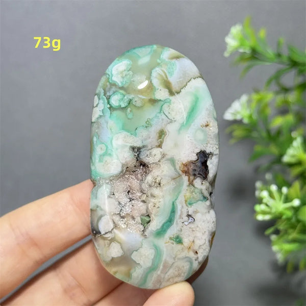 Green Cherry Blossom Agate-ToShay.org