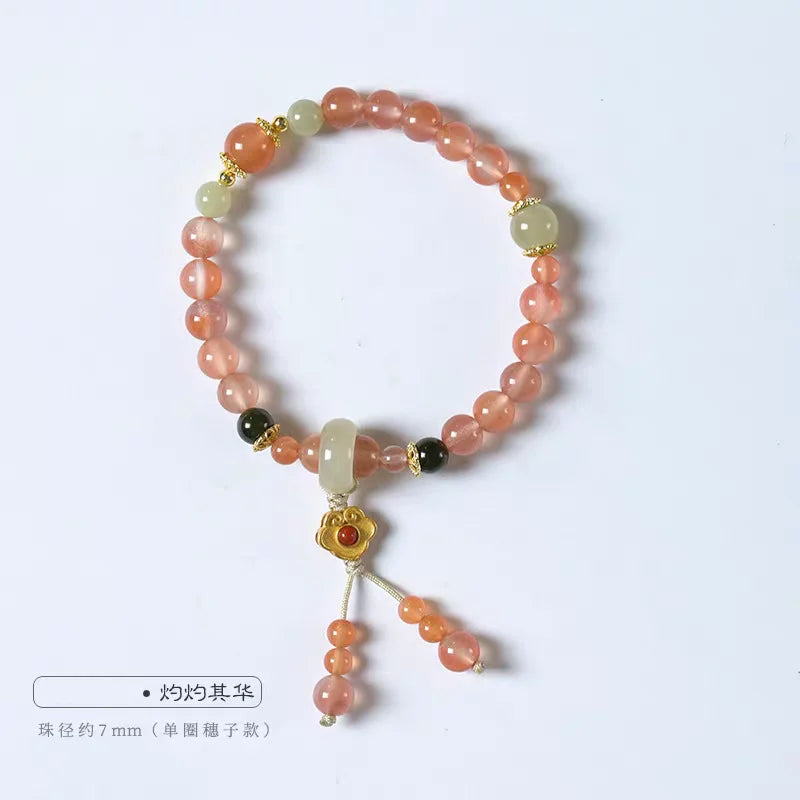 Red Ice Agate Prayer Beads-ToShay.org
