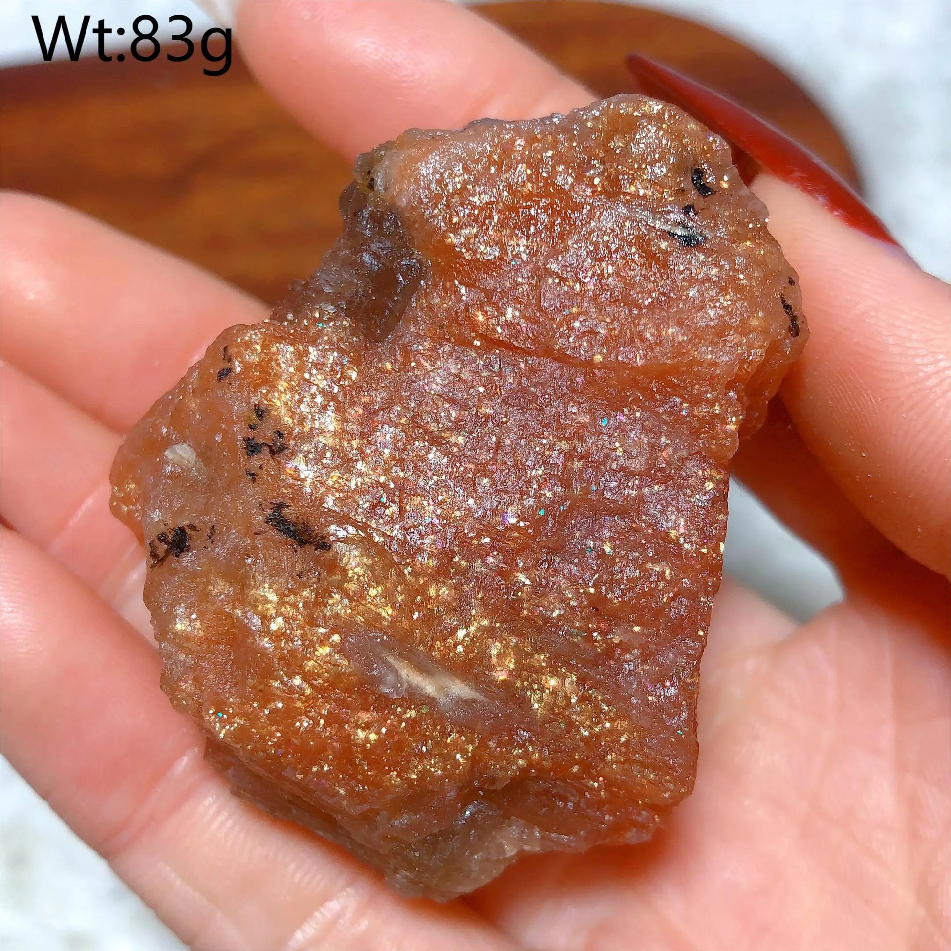 Orange Sunstone Crystal-ToShay.org