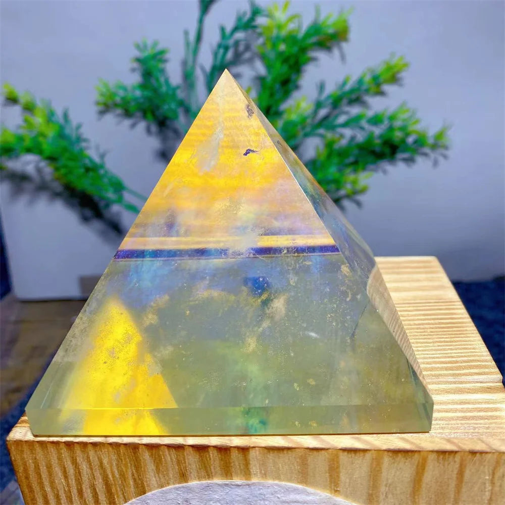 Mixed Smelted Crystal Pyramid-ToShay.org