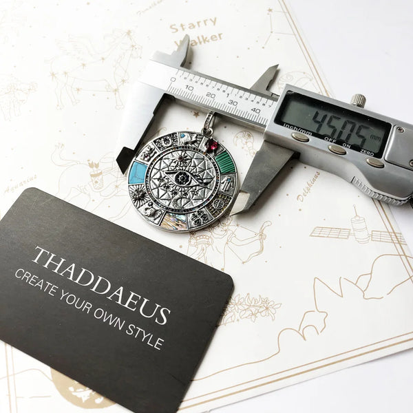 Silver Compass Amulet-ToShay.org