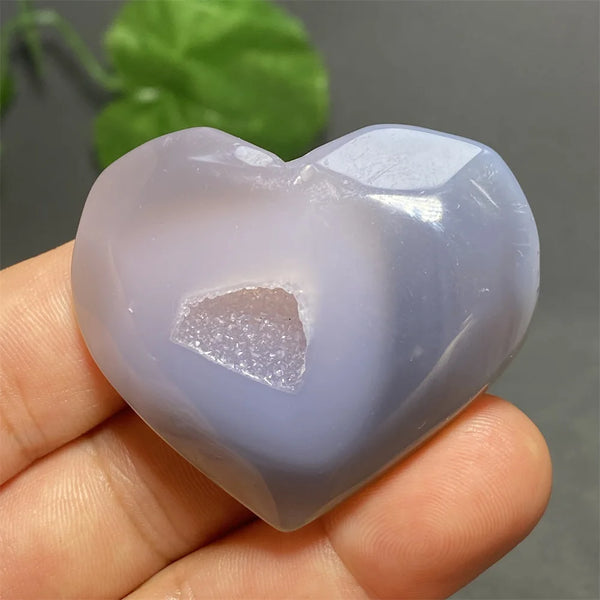 Blue Striped Agate Heart-ToShay.org