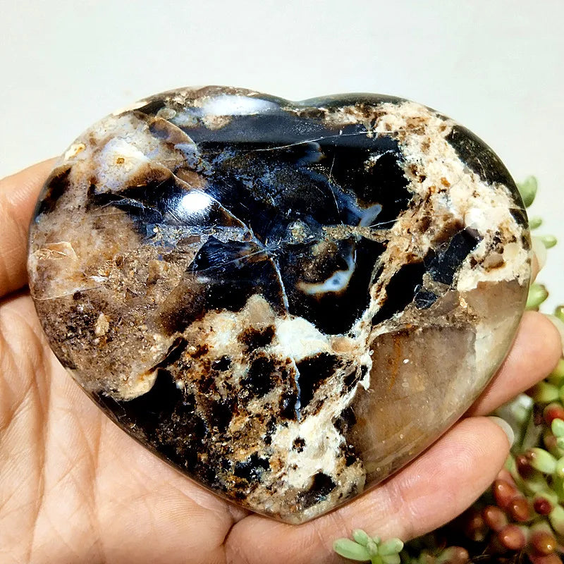 Grey Opal Crystal Heart-ToShay.org