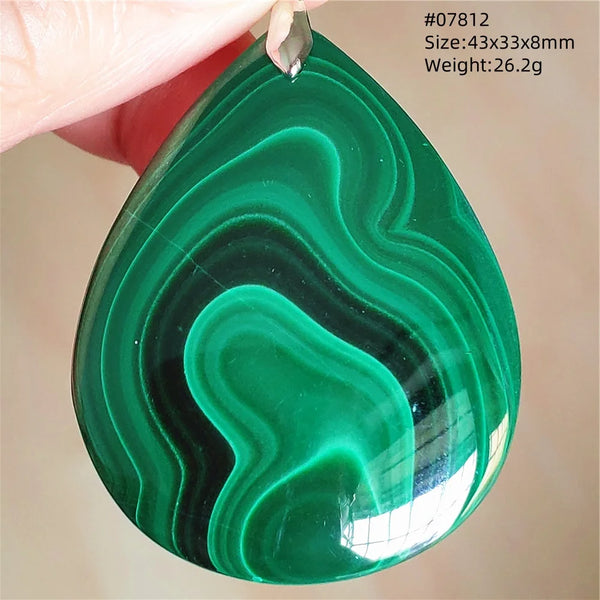 Green Malachite Chrysocolla Pendant-ToShay.org