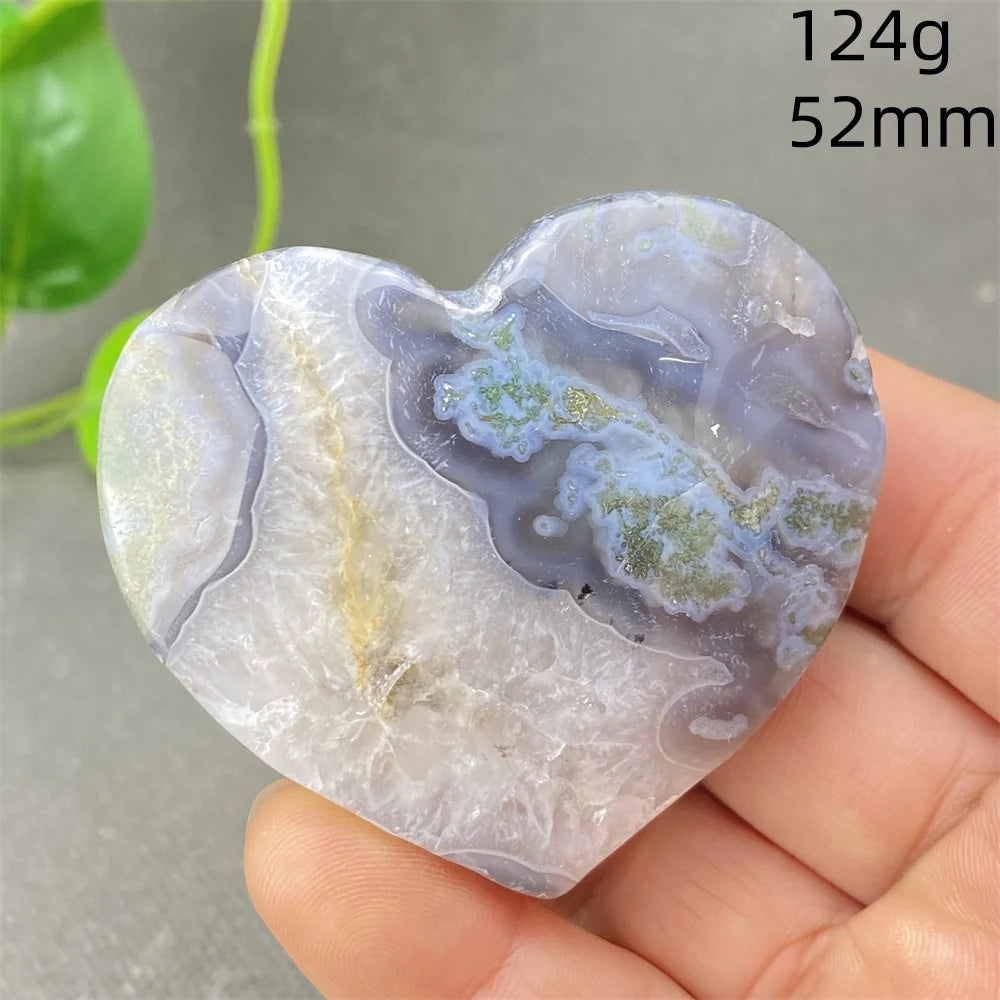 Green Aquatic Agate Heart-ToShay.org
