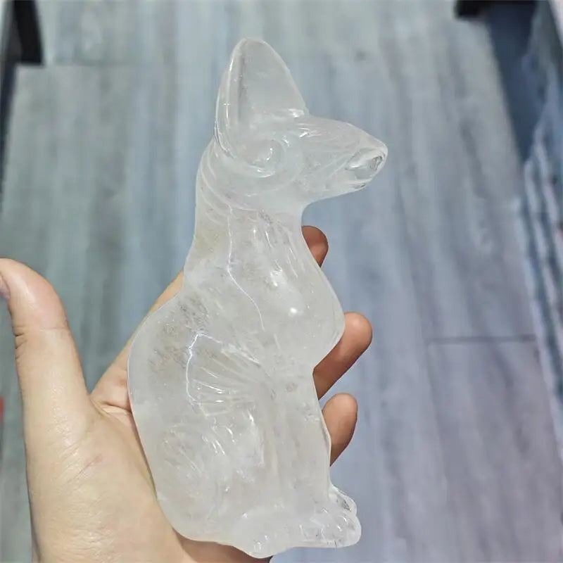 Clear Quartz Cat-ToShay.org