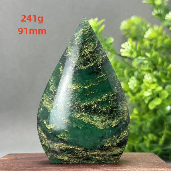 Green Emerald Agate Torch-ToShay.org