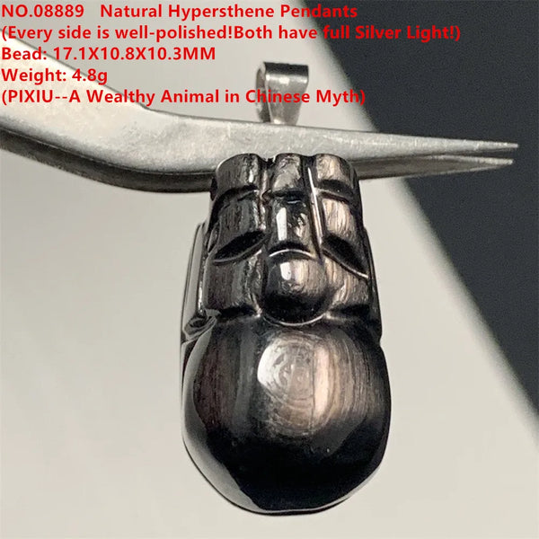 Black Hypersthene Pendant-ToShay.org