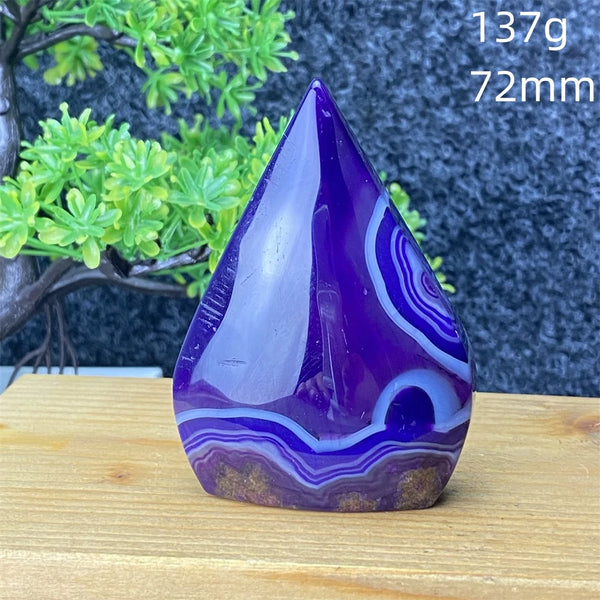 Purple Agate Torch-ToShay.org